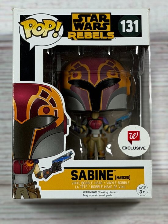 Funko Other - Funko Pop! Star Wars Rebels Sabine Masked #131 Walgreens Exclusive Vinyl Figure